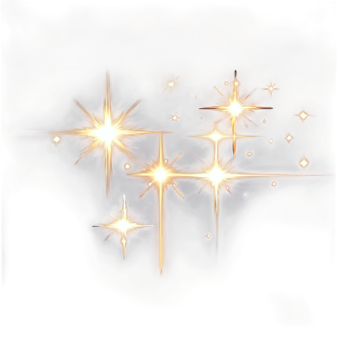 gold stars on a white background