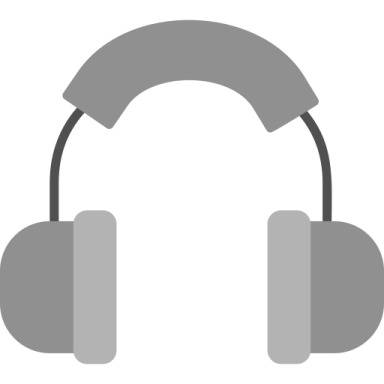the headphones icon