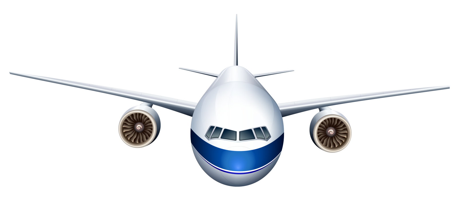 an airplane on a white background