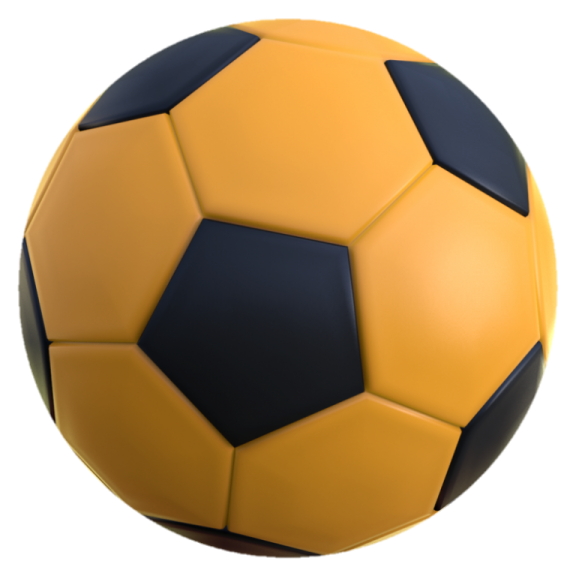 a soccer ball on a white background