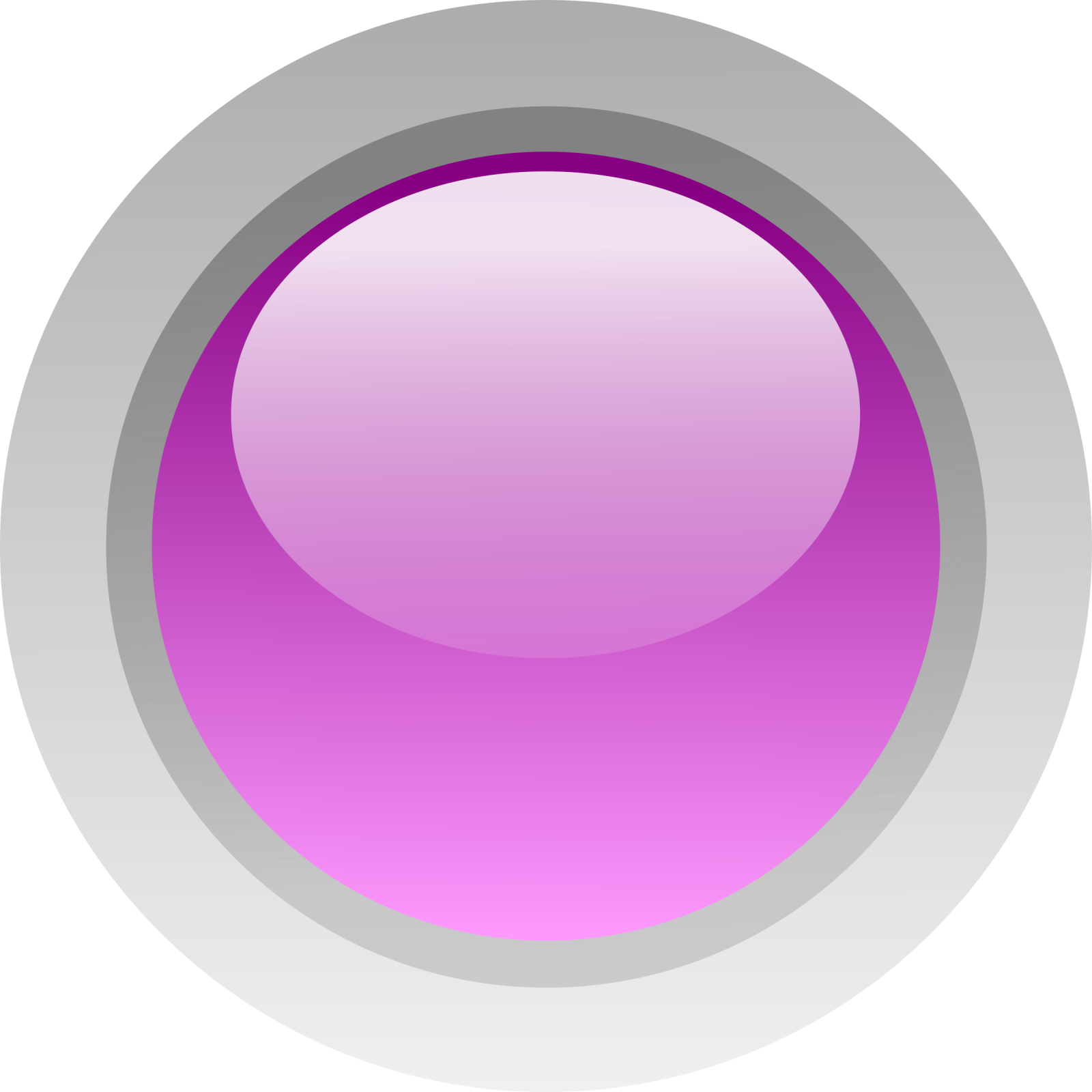 a purple button on a white background