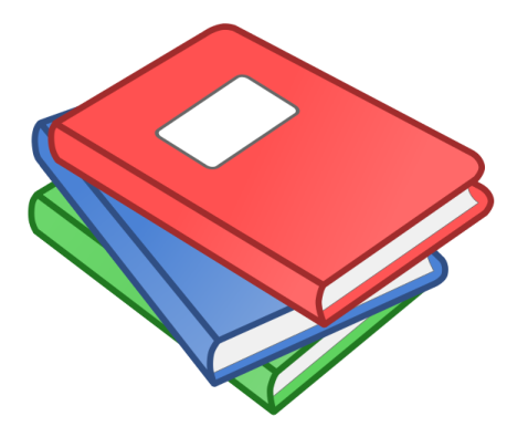 a stack of books