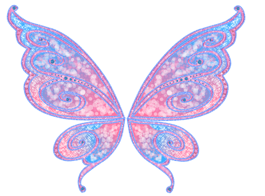 a pink butterfly on a white background