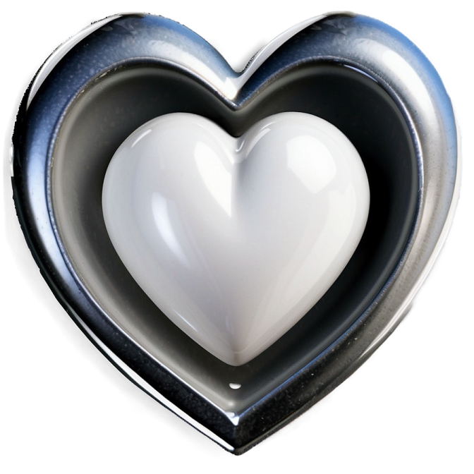 a heart shaped object on a white background