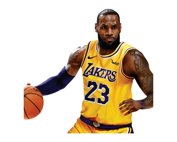 a man in a yellow jersey holding a basketball ball