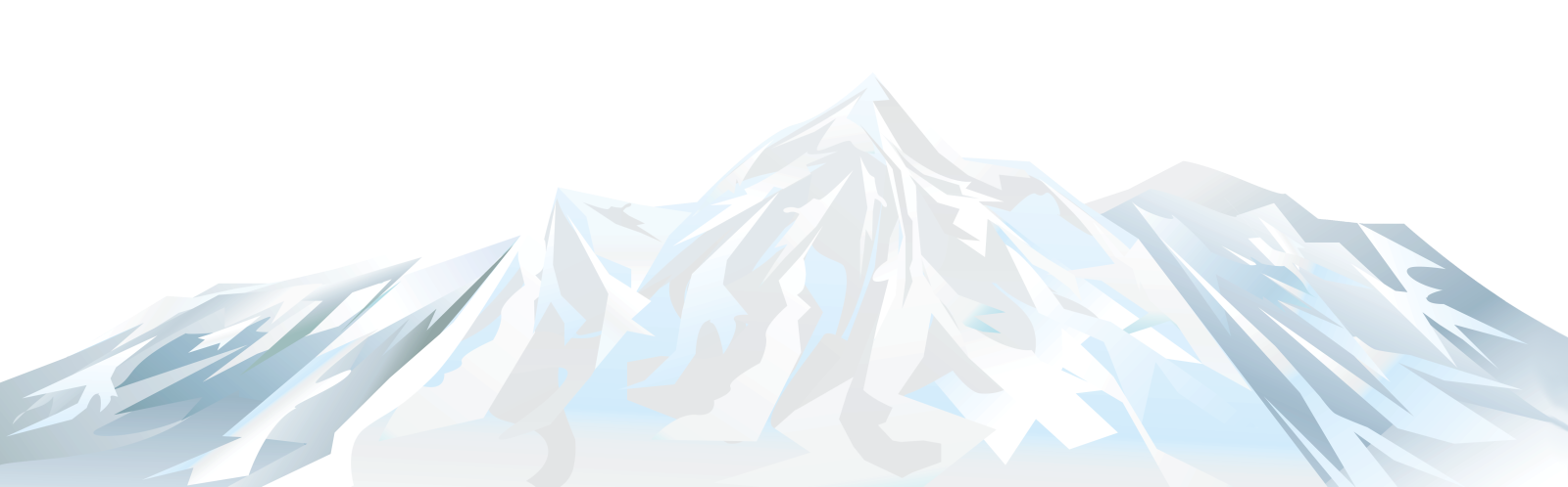 an illustration of a snow covered mountain