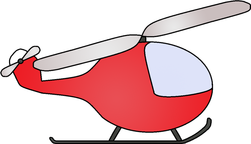 a helicopter clipart