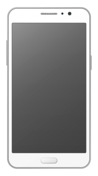 a white tablet with a blank screen
