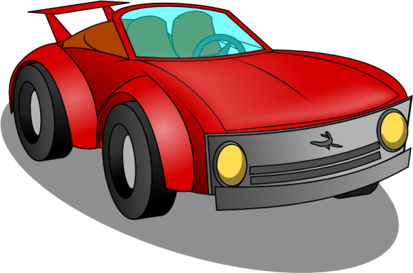 a red car clipart