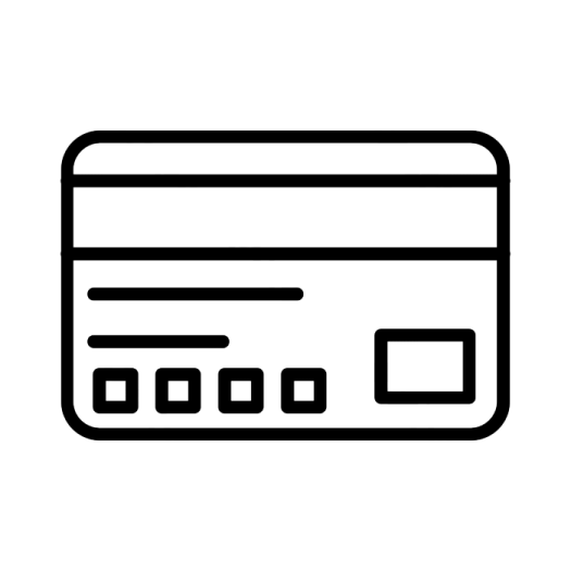 a credit card icon