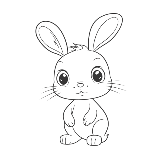 how to draw a rabbit step by step