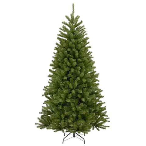 a green christmas tree on a white background