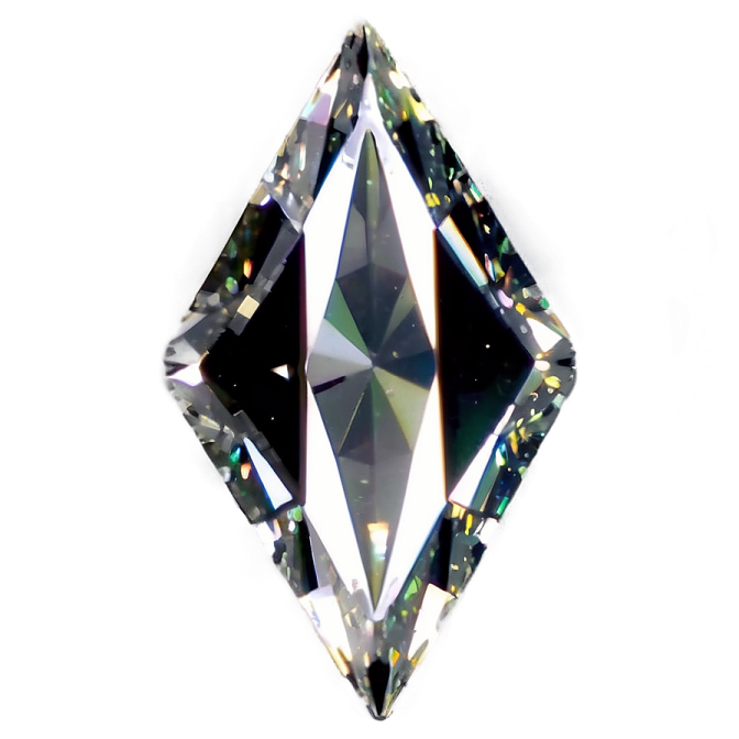 a diamond on a white background