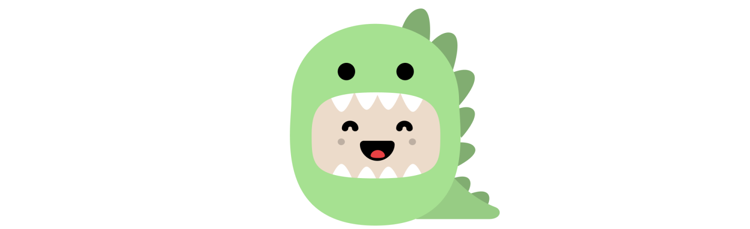 a green monster with its mouth open
