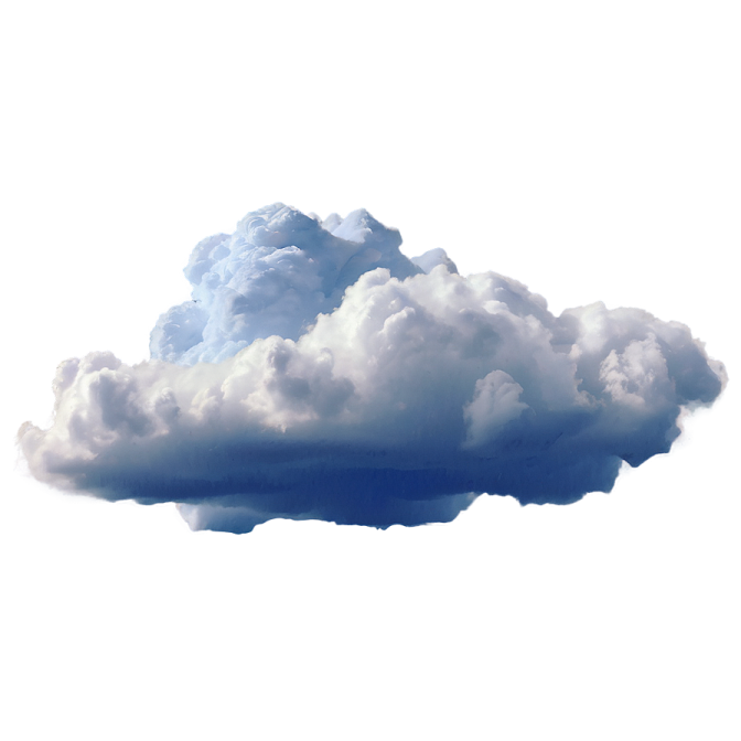a cloud in the sky