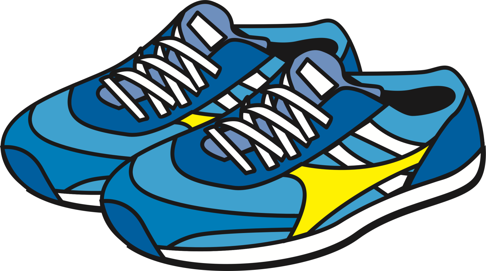 a pair of running shoes