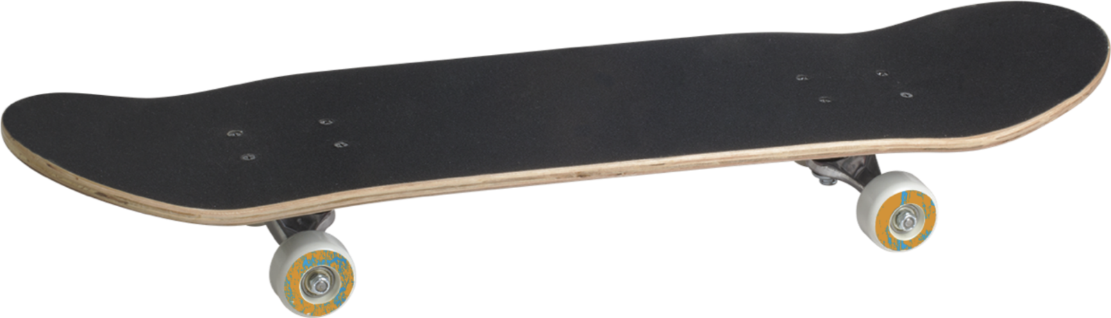 a skateboard on a white background