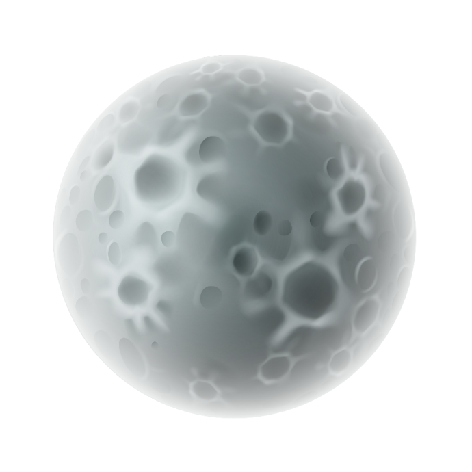 an image of a moon on a white background