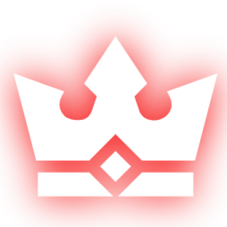 a white crown with the word king on it