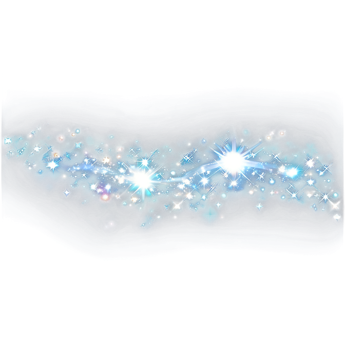 a white background with blue and silver stars