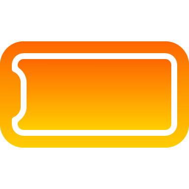a yellow battery icon on a white background