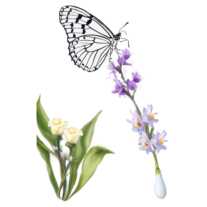 a butterfly sitting on top of a flower
