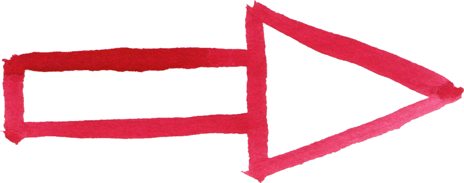 a red arrow drawn on a white background