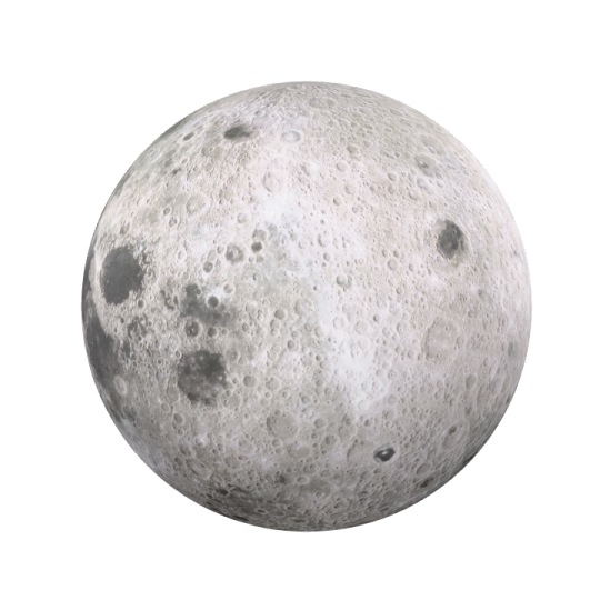 an image of the moon on a white background