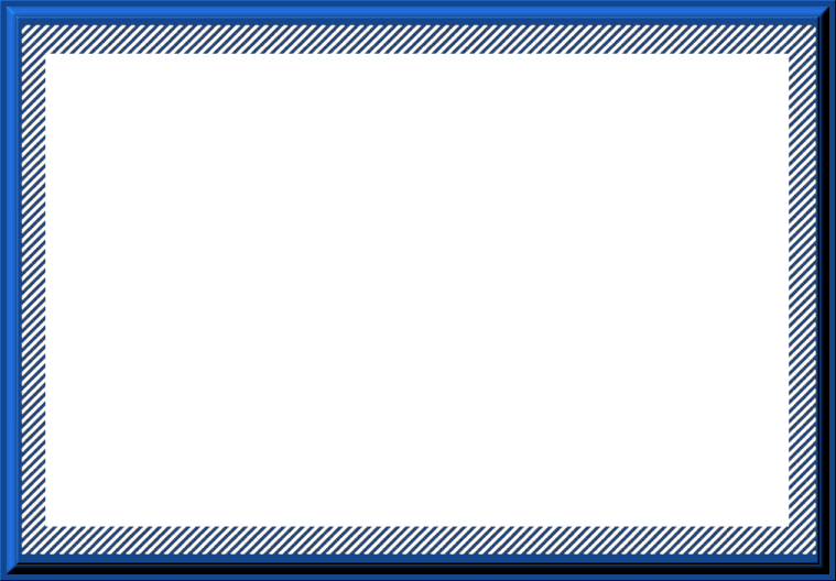 a blue frame on a white background