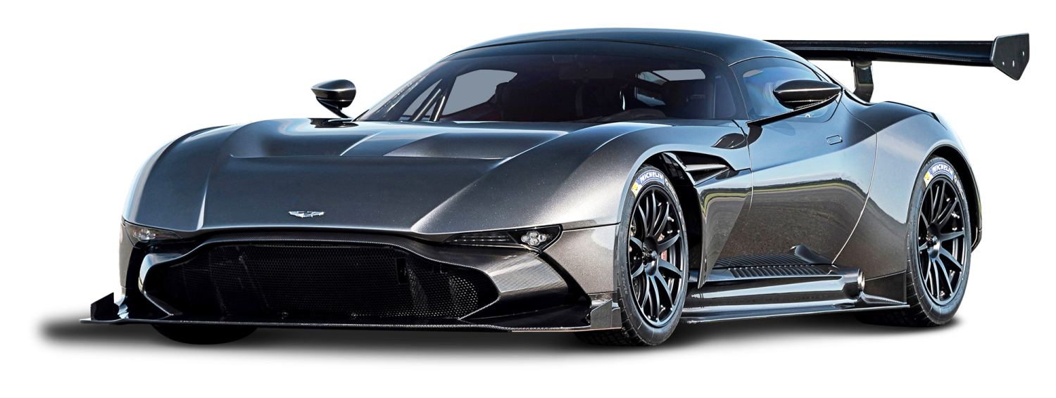a silver sports car on a white background