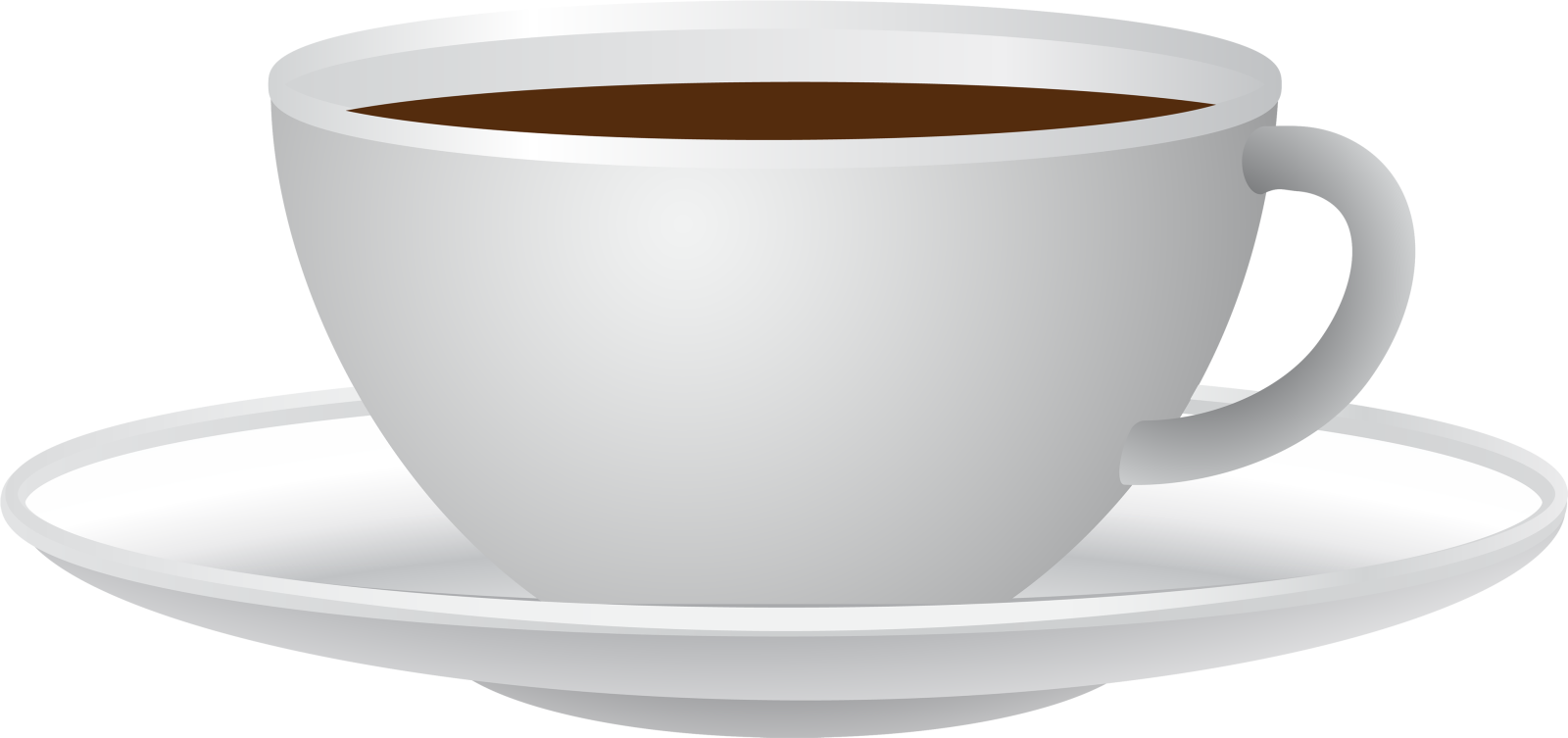 a cup of coffee on a saucer