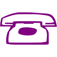 an image of a purple phone
