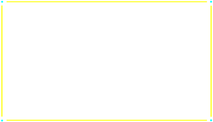 a white square frame with a blue border around it