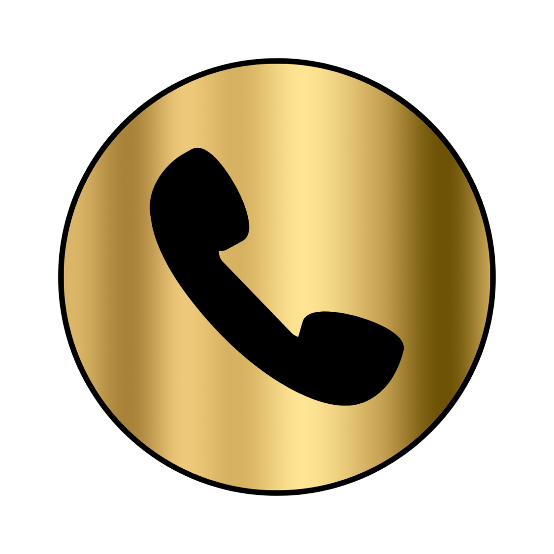 a gold phone icon