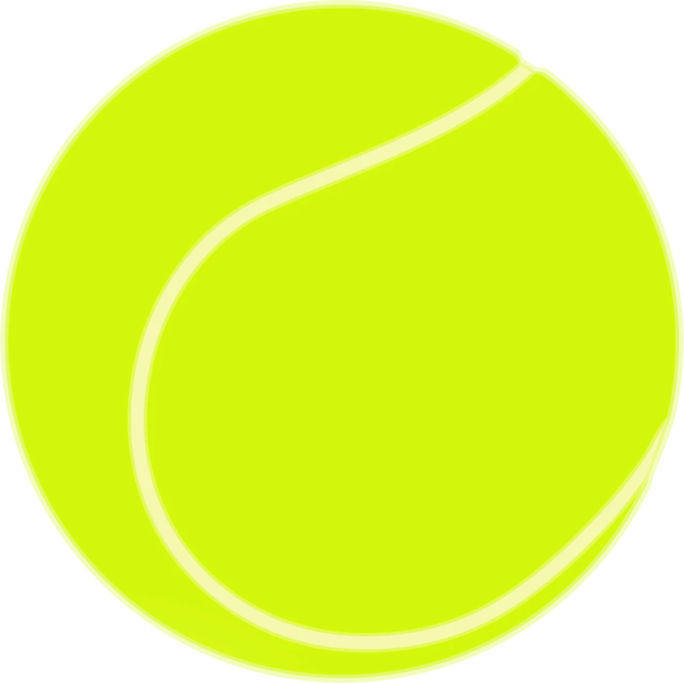 a tennis ball on a white background