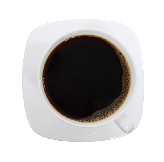 a cup of coffee on a saucer