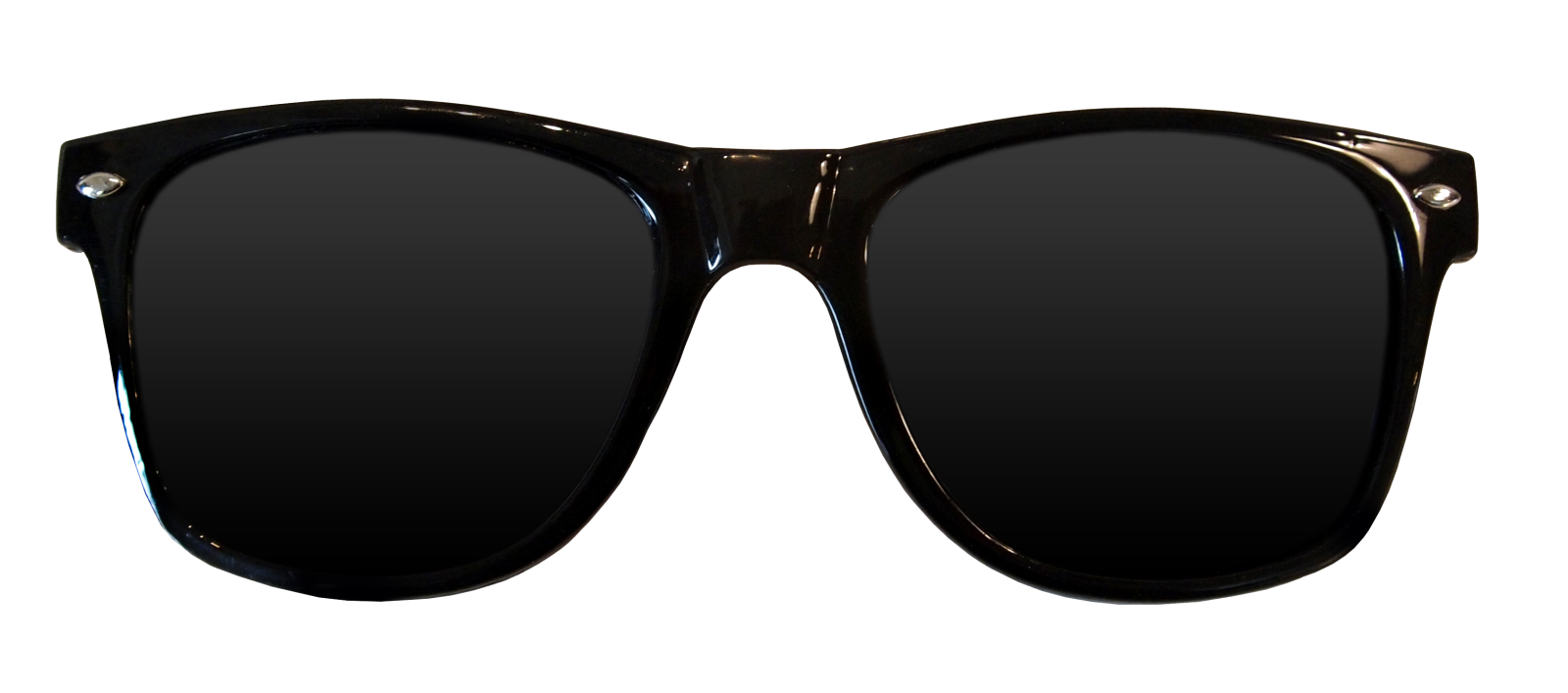 a pair of sunglasses on a white background