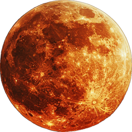the full moon is shown in this image