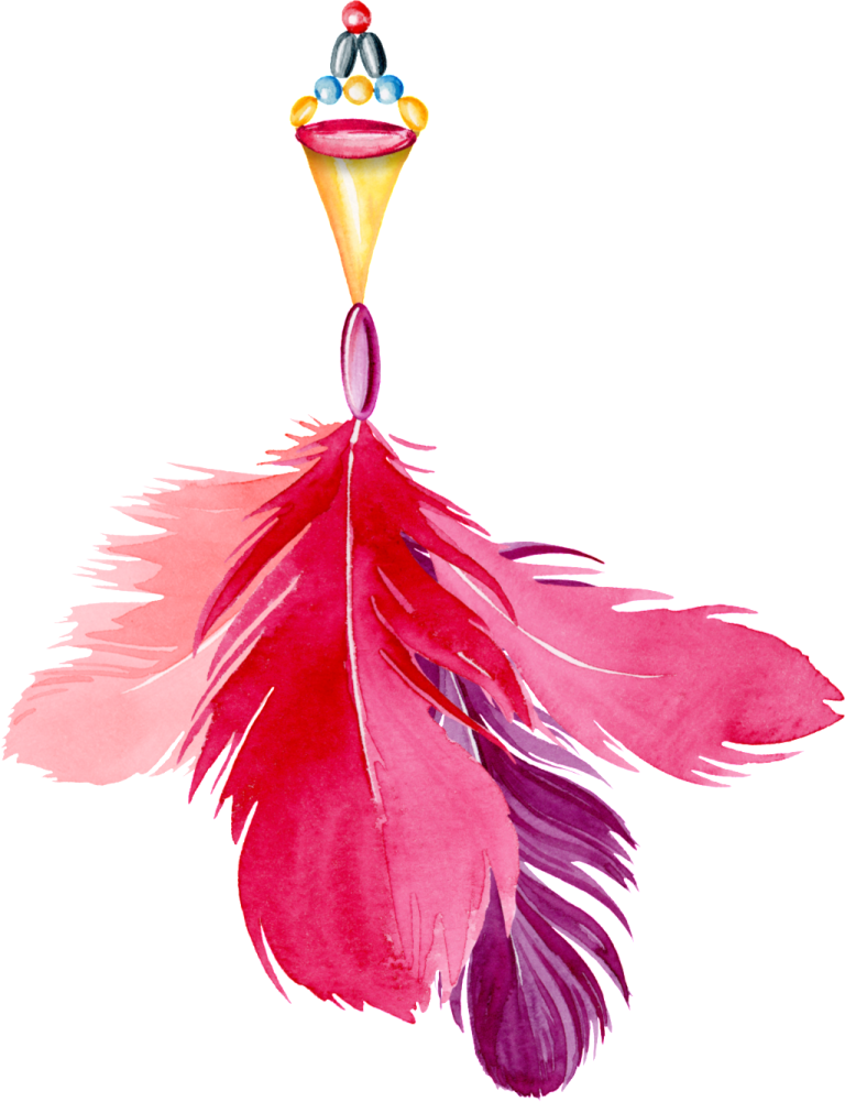 a watercolor drawing of a bird with feathers