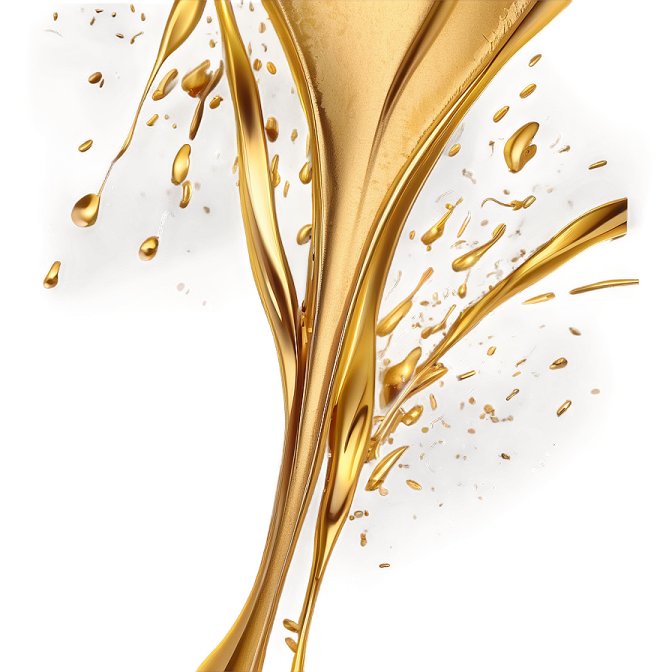 a spoon with liquid pouring from it