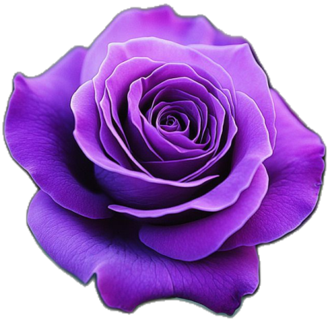 a purple rose on a white background