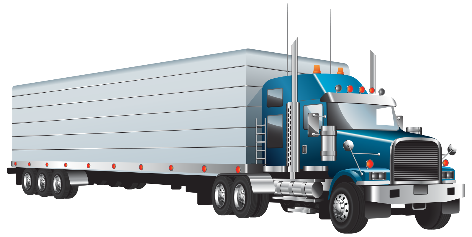 a truck with a trailer on the back