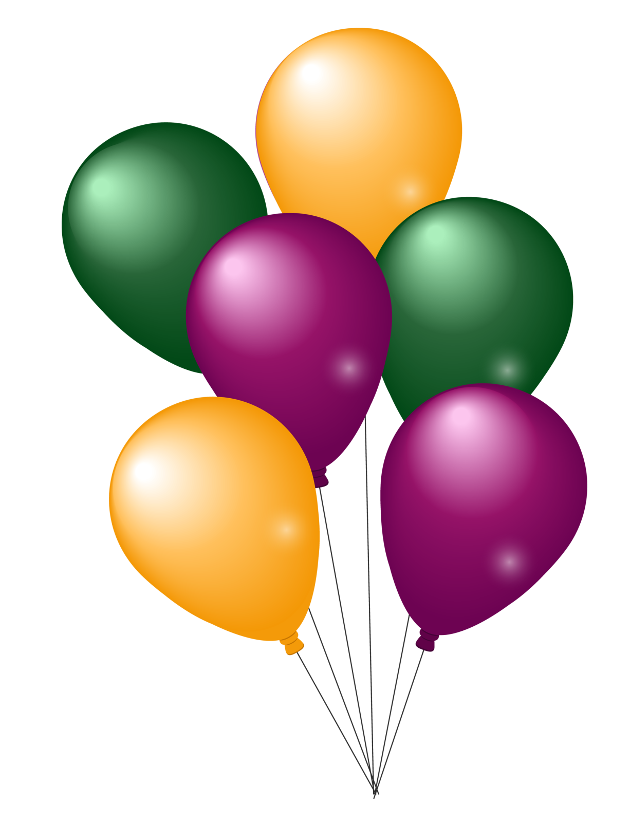 a bunch of balloons