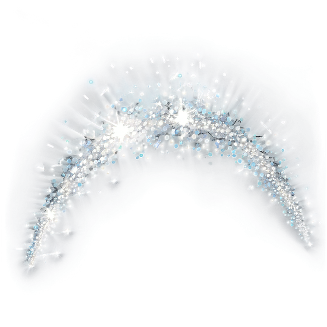 a white background with blue and silver stars