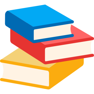 three books stacked on top of each other books