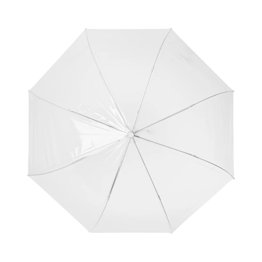 a white umbrella with an open top