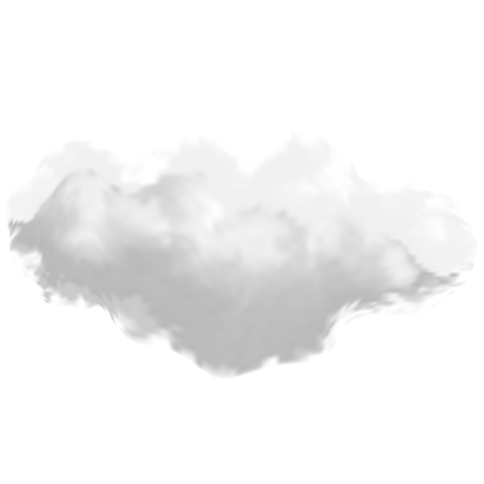 a white cloud in the shape of a heart