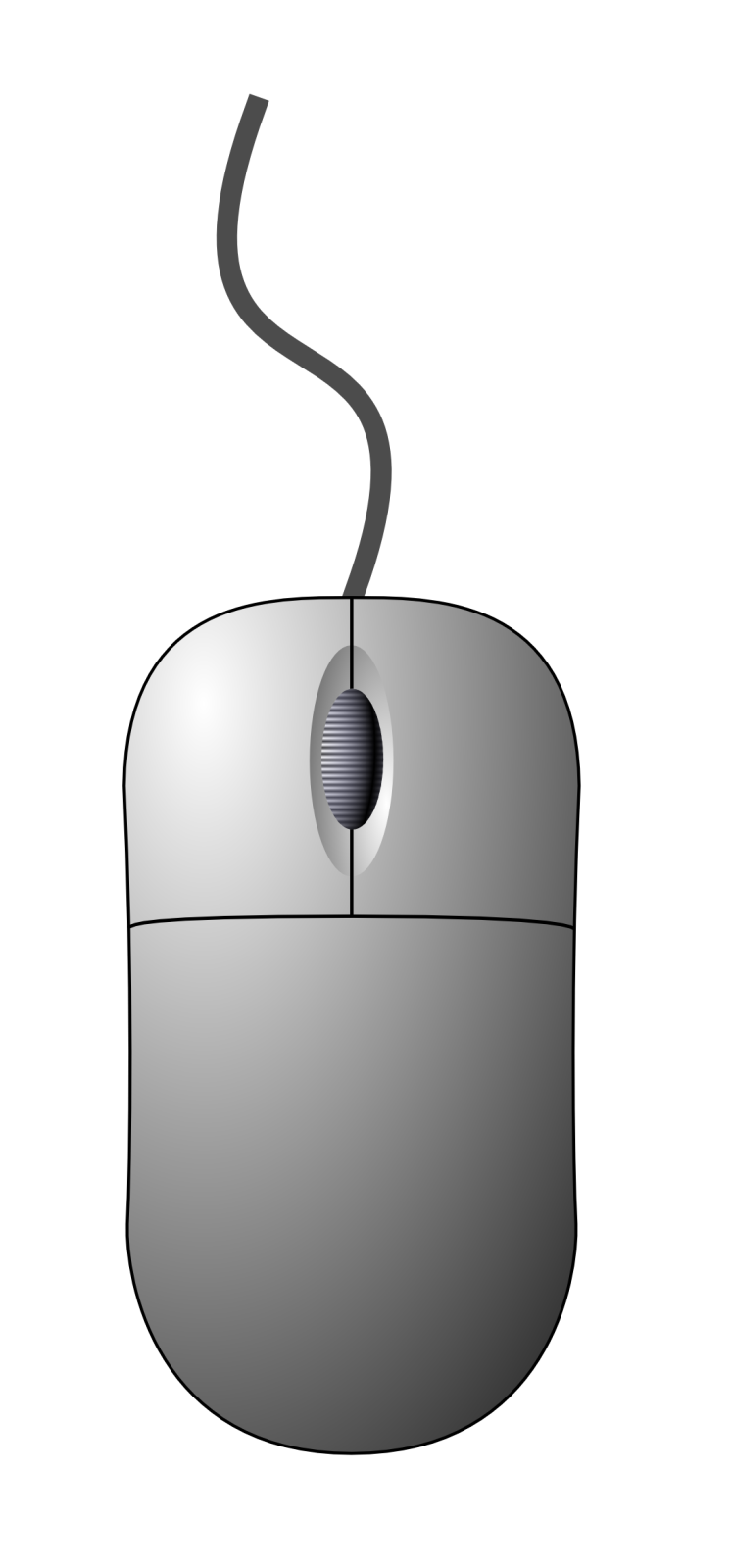a computer mouse on a white background