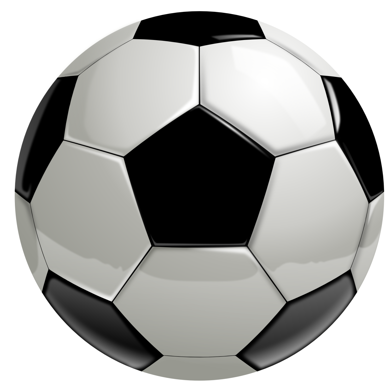 a soccer ball on a white background