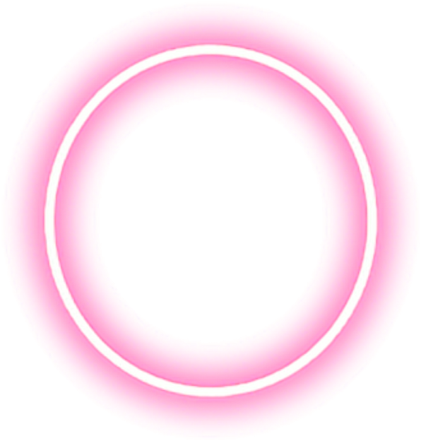 a pink circle on a white background